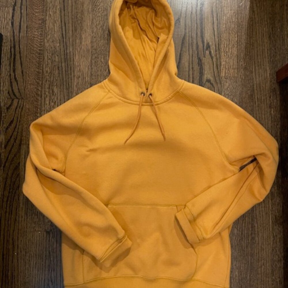 Size Medium Carharrt WIP Hooded Chase Sweatshirt Buckthorn & Gold